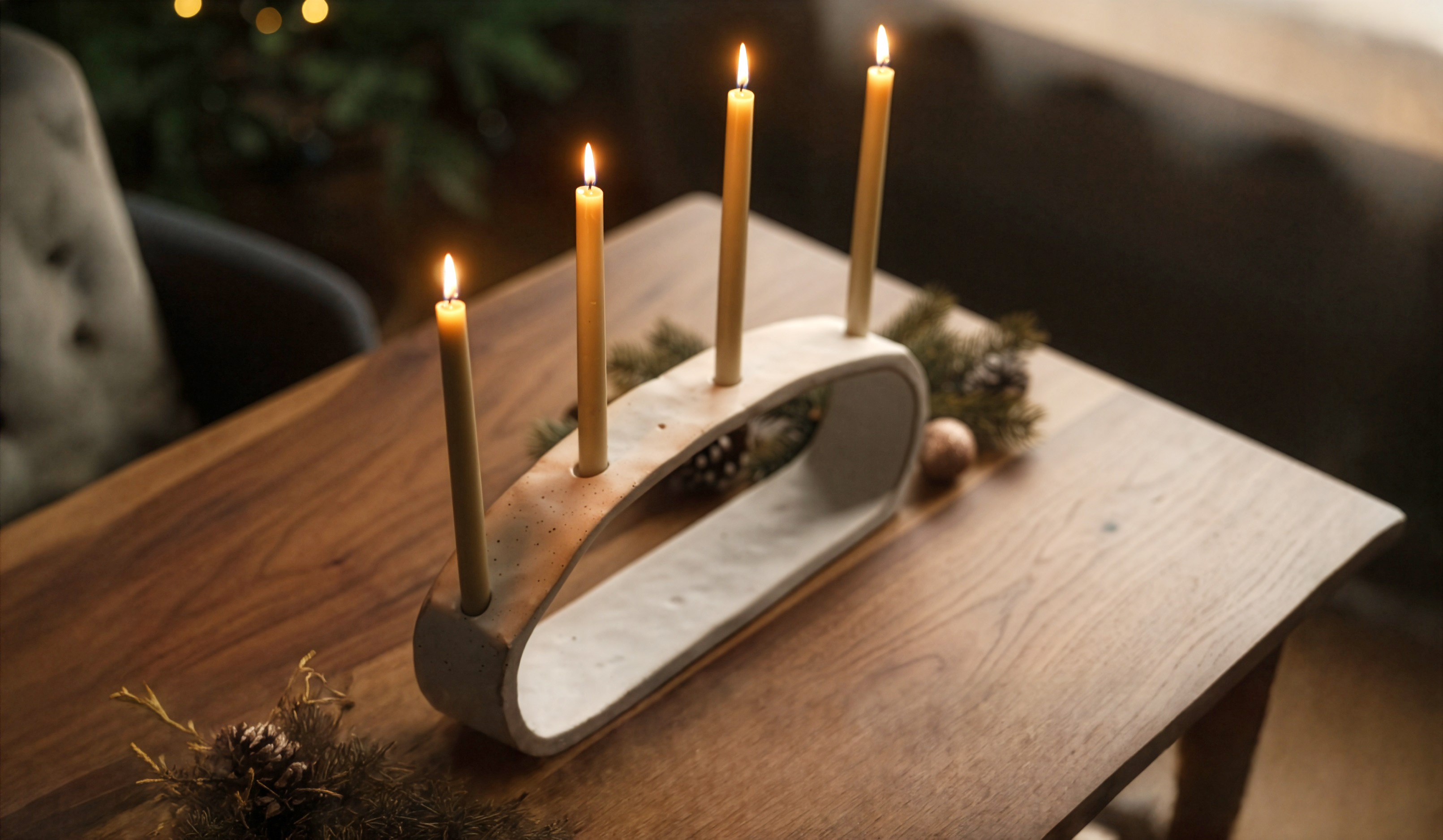 X-MAS SPECIAL Adventskranz töpfern